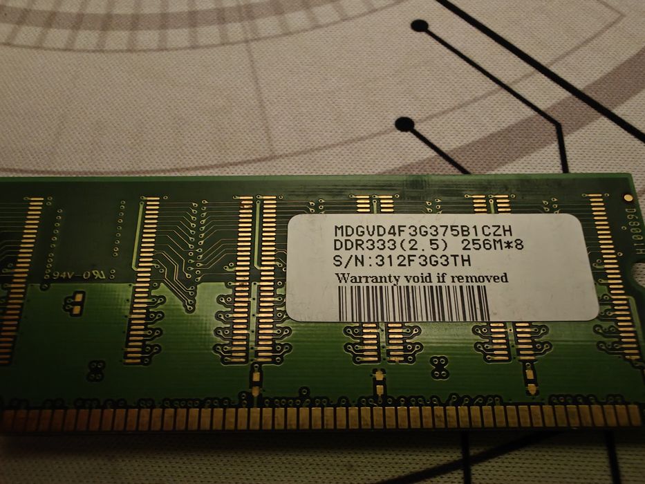 Ram DDR1 256mb vdata