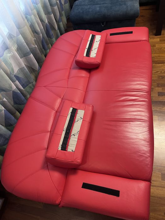 Диван з натур.шкіри