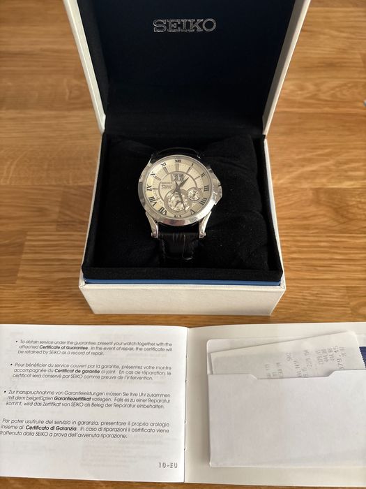 Zegarek Seiko Premier Kinetic Pepetual