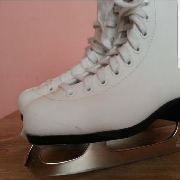 Білі ковзани на дівчинку 31 розмір