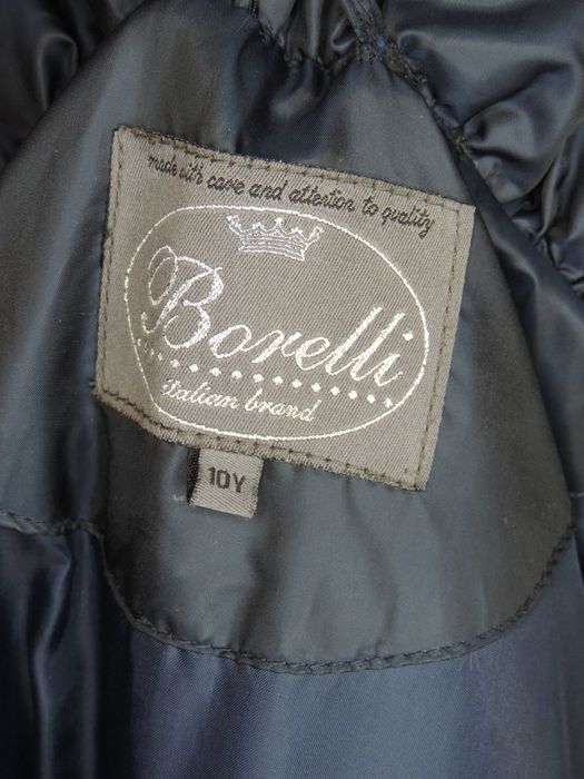 Borelli. Дитяча зимова куртка-пуховик на дівчинку 10 років.