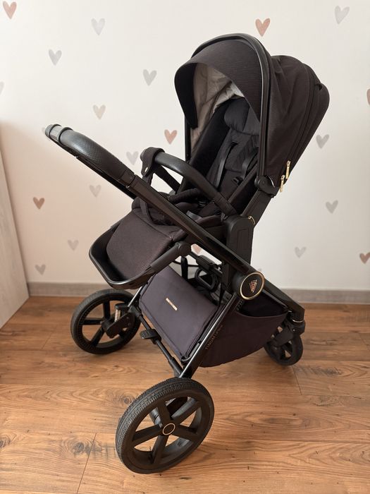 Venicci Tinum Upline + fotelik Joie Zestaw 3w1 + akcesoria