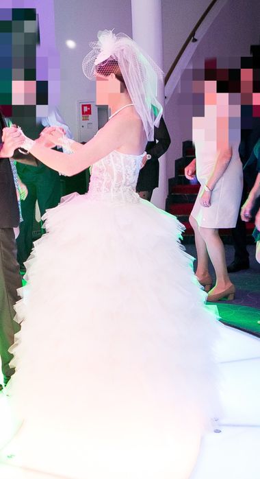 Suknia ślubna tiul i koronka cena do negocjacji