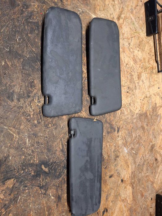 Daszki przeciwsłoneczne osłony BMW e30 czarne m-technic