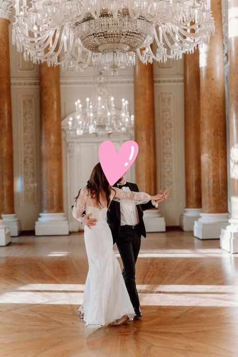 Suknia ślubna szyta na miarę.