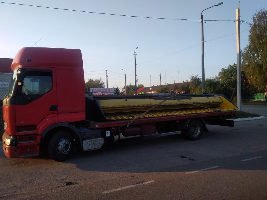 Грузоперевозки трал, платформа 12т, 15т. Перевозка негабарита