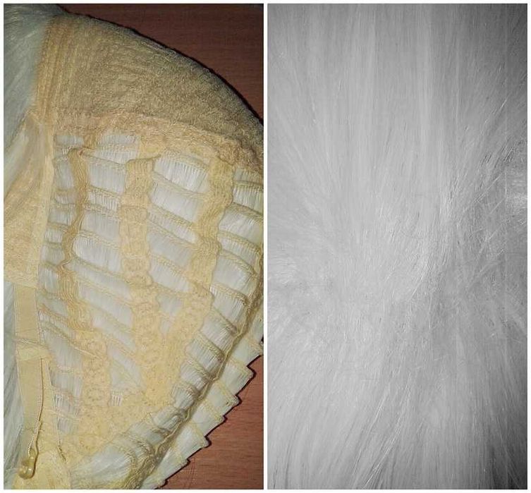 Biała krótka peruka z warkoczami cosplay wig Eli Clark Identity V