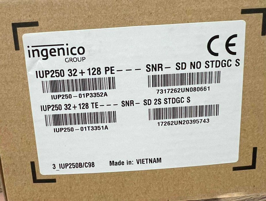 Платіжний термінал Ingenico IUC250 і клавіатура IUP250 з MDB