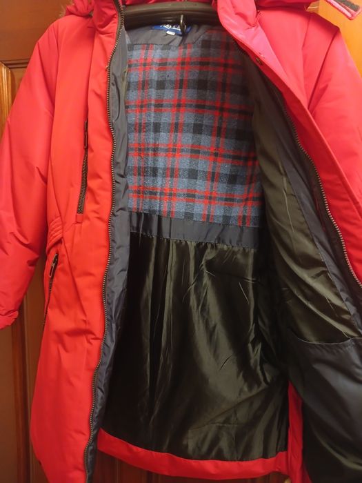 Зимова куртка, плащ для хлопця 152р