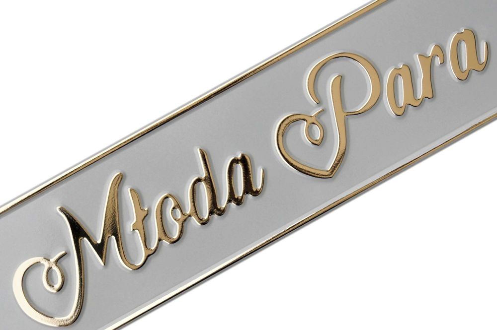 Tablice ślubne aluminiowe. Młoda Para Tłoczone