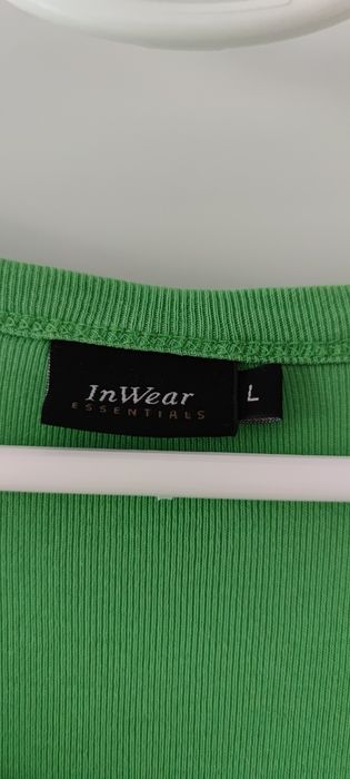 T-shirt bluzka top L 40 InWear zielony bawełna