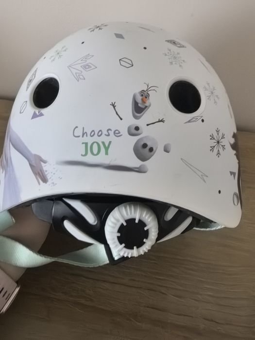 Kask rowerowy dla dziewczynki rozm 54-58cm