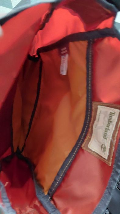 Timberland Mala a tiracolo Cinza e laranja .