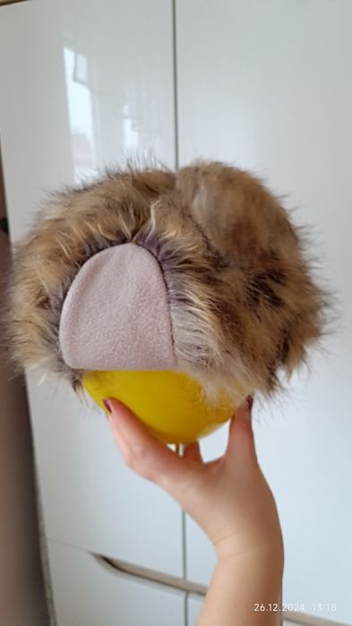 Futrzana czapka damska Avanti z pomponami