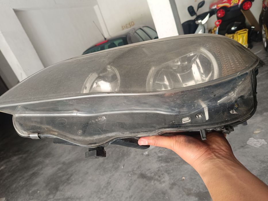 Óptica BMW E60 pré lci sem xénon de origem lâmpadas halógenas