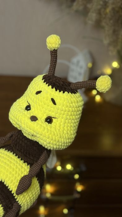 Плюшева іграшка Бджілка ручної роботи