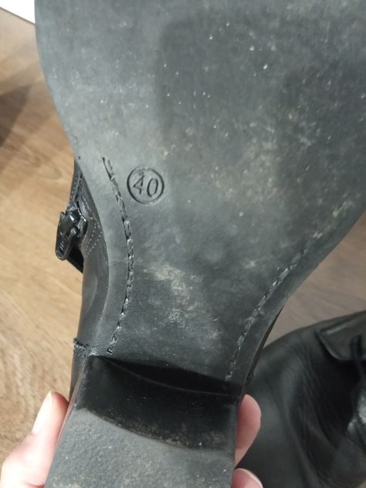 Botki ze skór naturalnej r 40