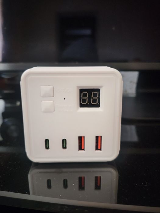 Мережевий фільтер трійник  7в1 блоці