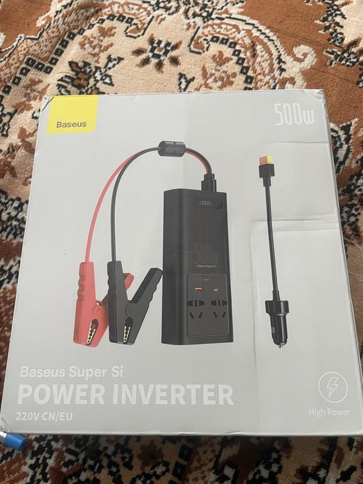 Автомобільний інвектор Baseus super Si Piwer 500W 220V