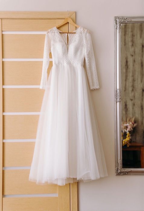 Весільна сукня, розмір M, 46, стан ідеал