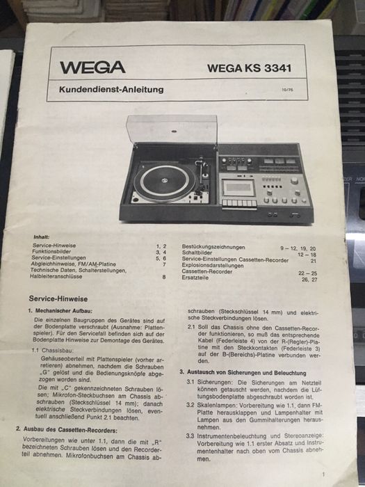 WEGA KS 3341 Dual 1228