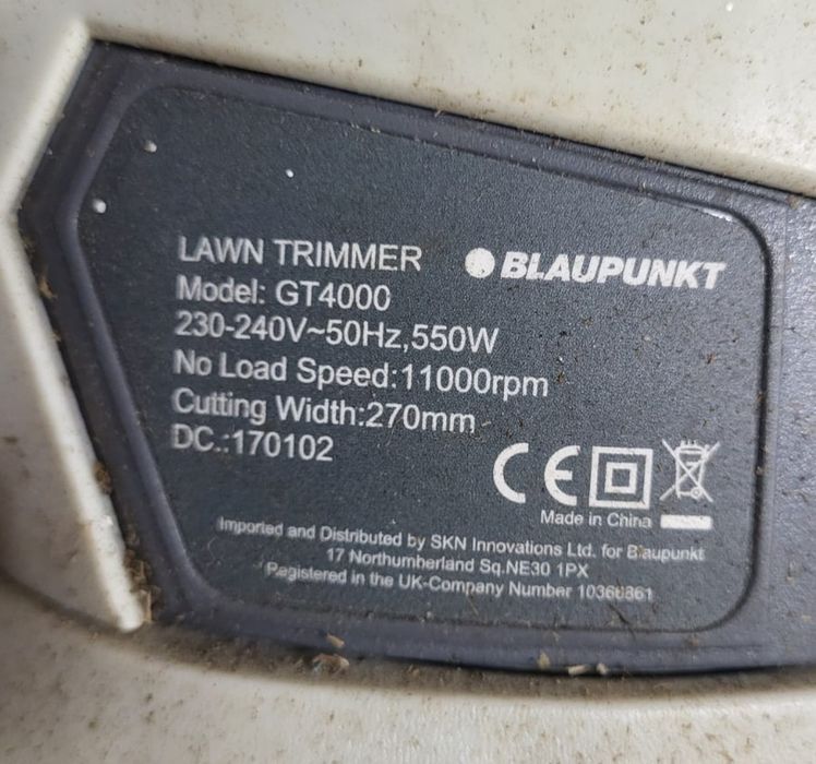 Трімер, косарка трави Blaupunkt GT4000
