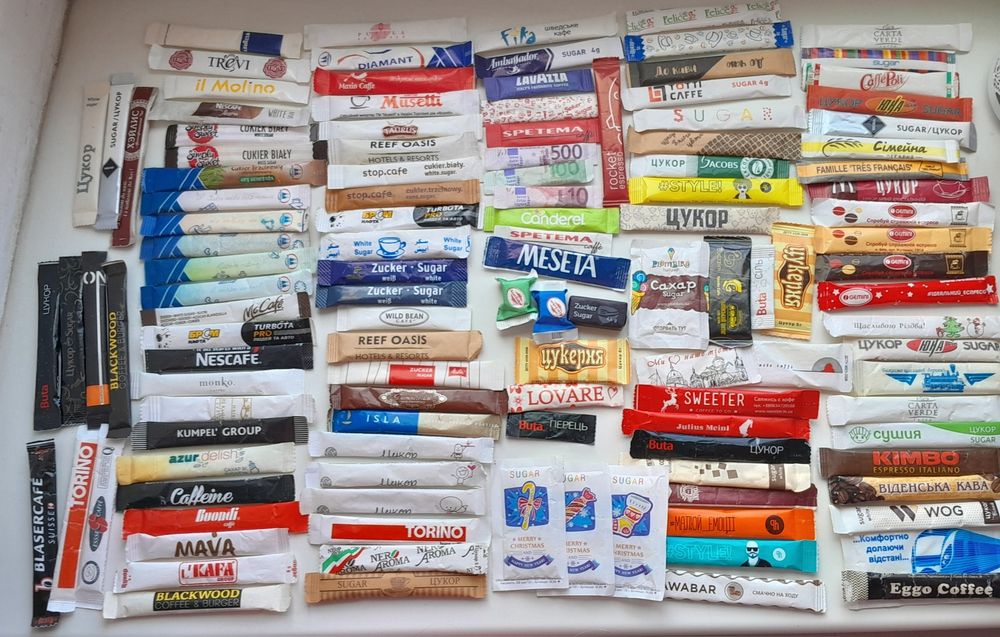 Цукор, сахар в стиках, набор