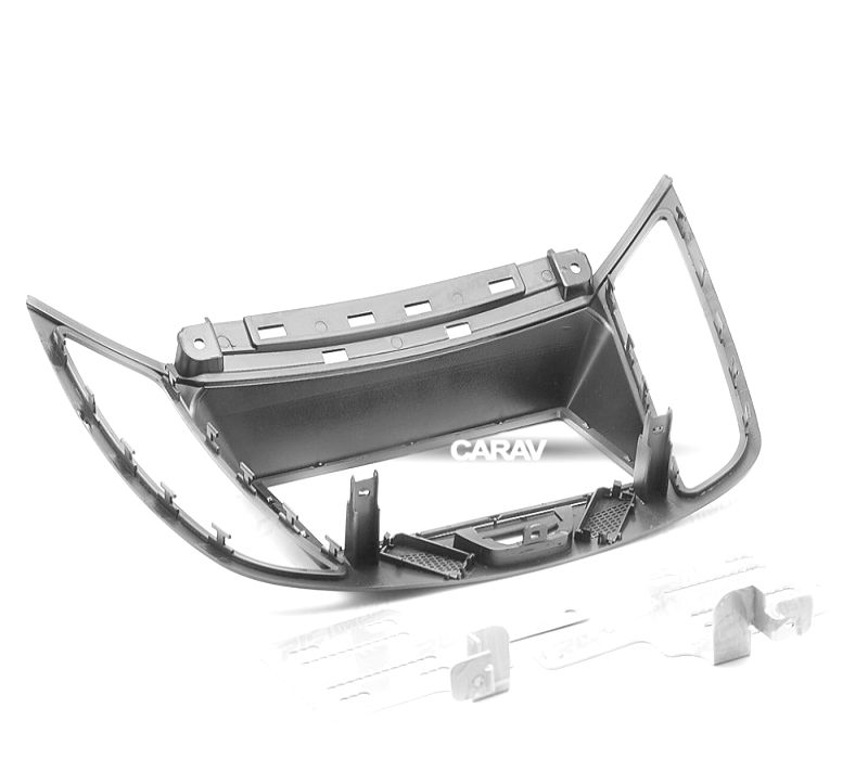 MOLDURA ADAPTADOR PRETO BRILHANTE PARA RADIO 2-DIN PARA FORD C-MAX KUGA ESCAPE CON PANTALLA DE 4.2