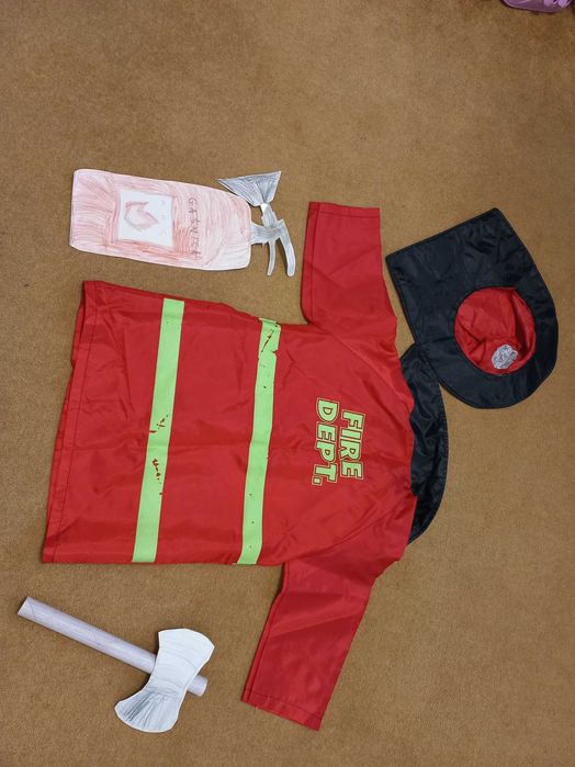 Strój kostium strażaka 116