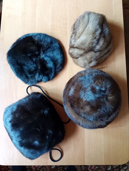 продам шапки норка и берет с муфтой