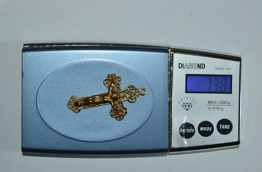 Pendente Crucifixo Grande Antigo sec. XIX