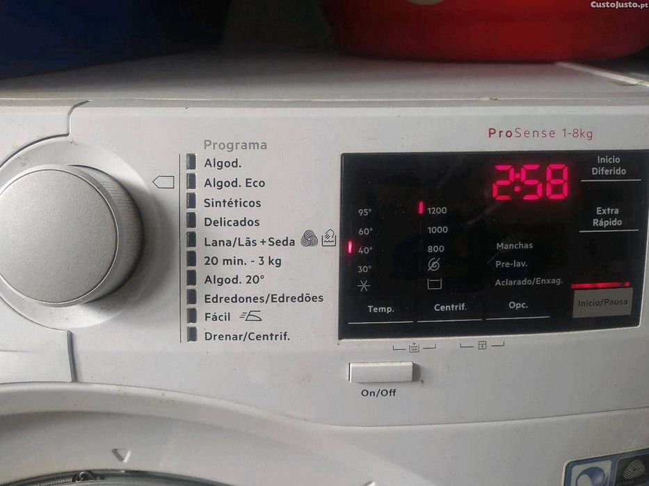 Máquina lavar roupa AEG 08 Kg  - para peças