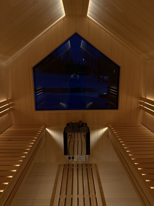 Sauna Balia ogrodowa jacuzzi domowe spa domek całoroczny letniskowy