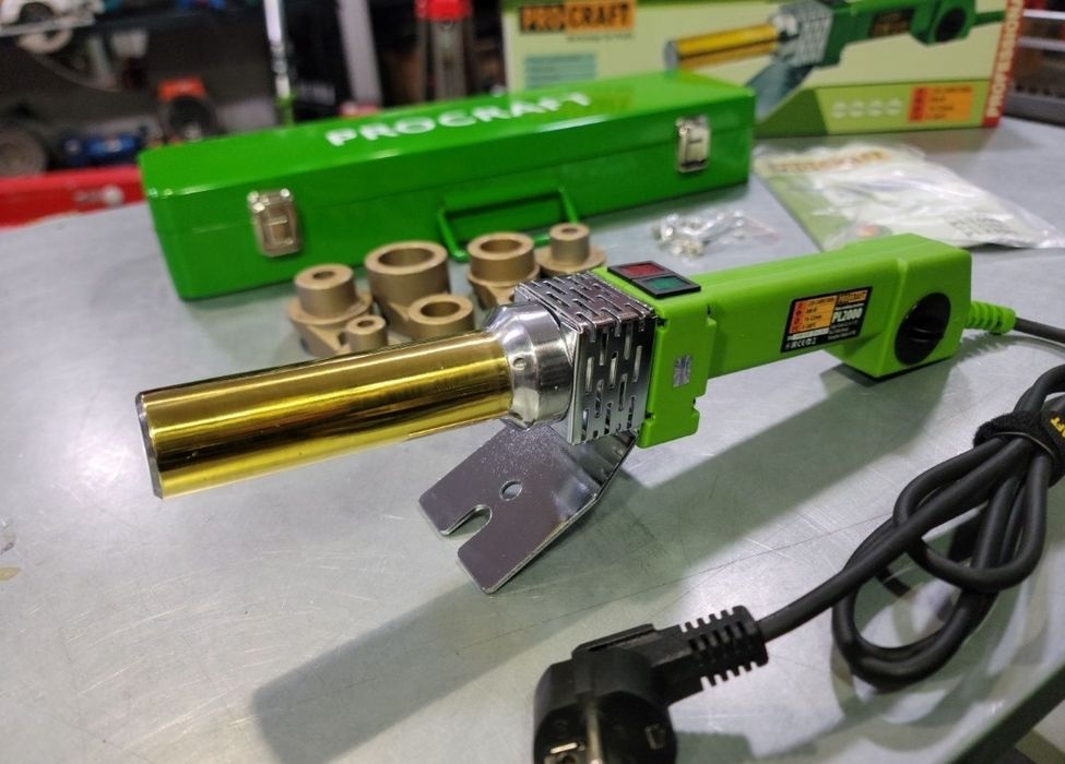 Круглый Паяльник для труб ProCraft PL2000 16-32 +Насадки Гарантия 36м