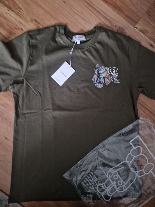 Koszulka Off White zielona L