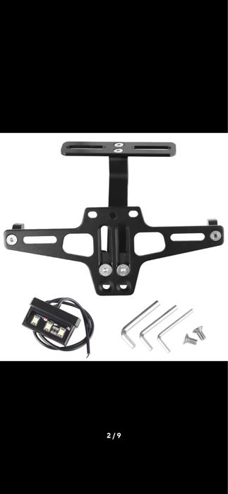 Suporte de matricula para moto mota