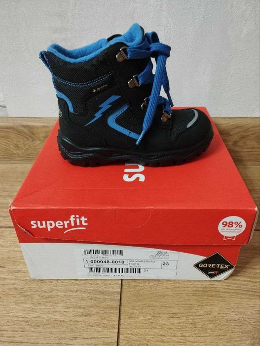 Нові черевики Superfit Husky з мембраною Gore-Tex, р.23.