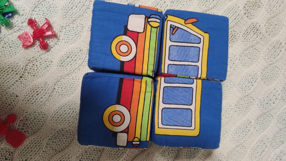 Кубики мягкие игрушки