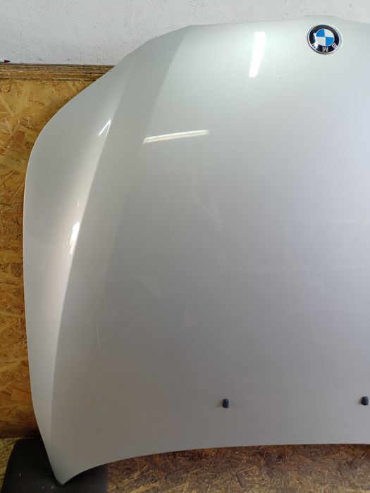 BMW seria 5 E60 E61 maska przód przednia kolor titansilber srebrna