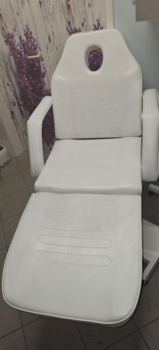 Fotel kosmetyczny hydrauliczny Cena do negocjacji+ pokrowiec frotte gr