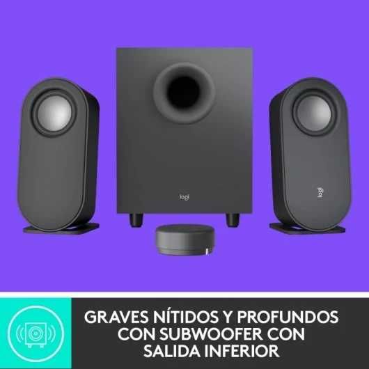 Colunas Bluetooth Logitech Z407 com Subwoofer e Comando Sem Fios - Novas