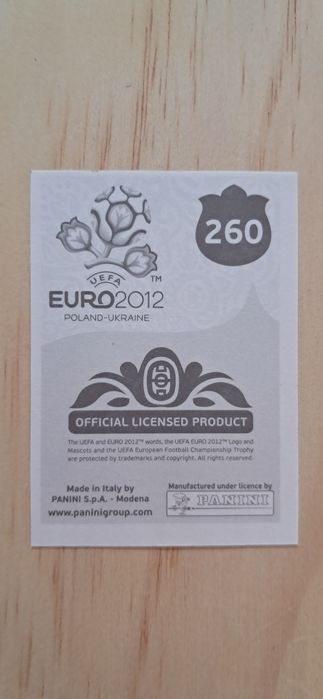 Cromo futebol de Bruno Alves(Euro 2012)da Panini