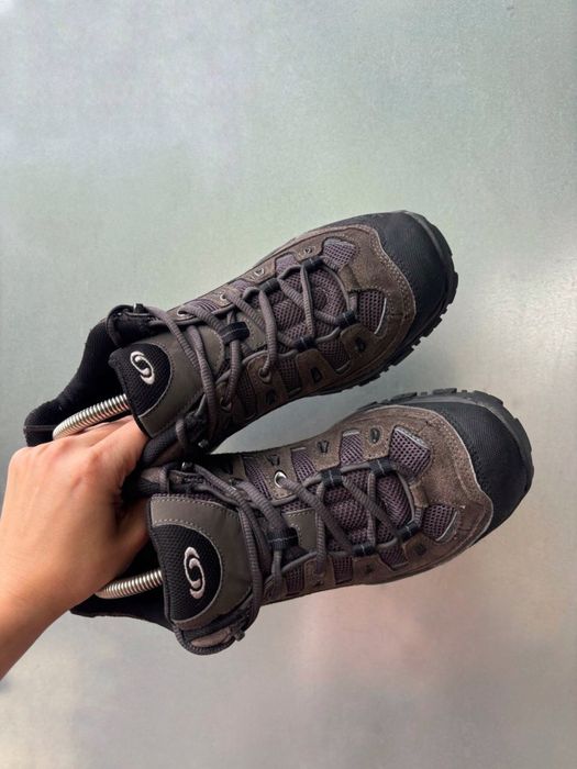 Шкіряні кросівки Salomon contagrip exit