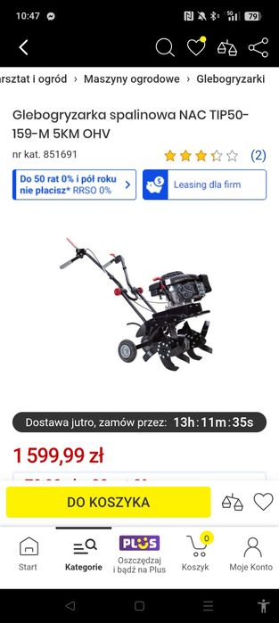 Glebogryzarka spalinowa