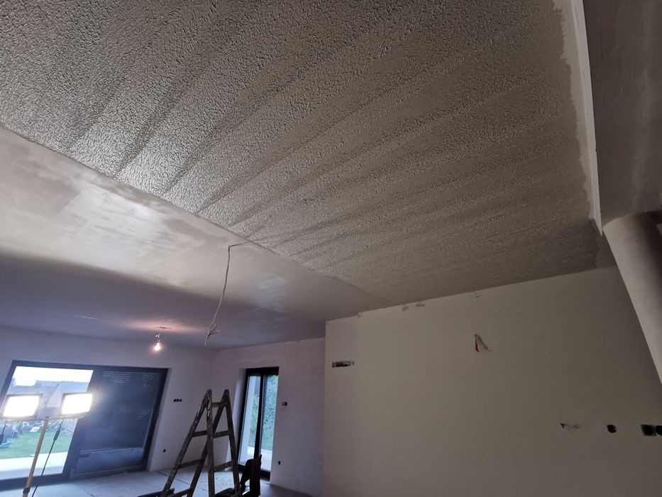 Gładzie polimerowe, podwieszany sufit, sucha zabudowa, malowanie natry