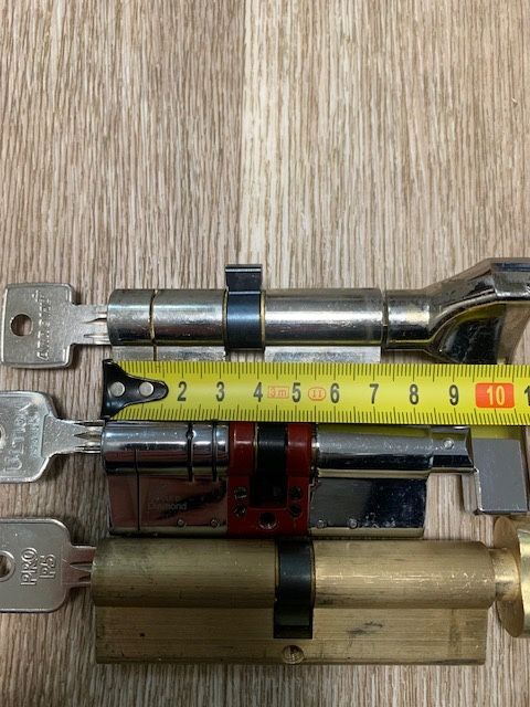 Цилиндр половинка замок ABLOY Novel Protec243 (32,5*10,5) хром.Новая