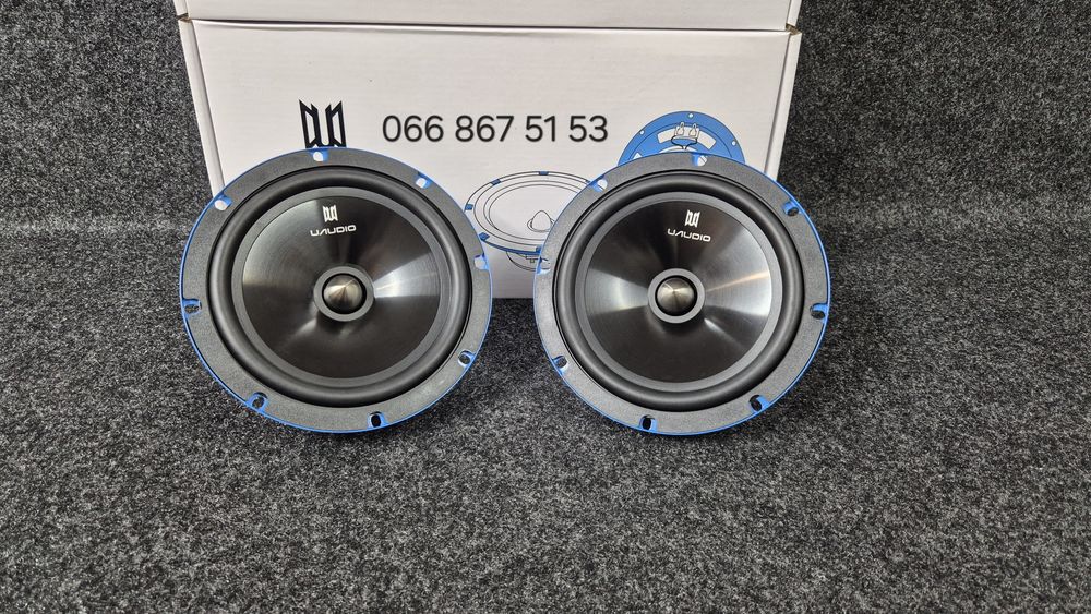 16см Мідбаси UAudio PM6 130Вт  динаміки в авто колонки автозвук акустика сабвуфер ціна за пару