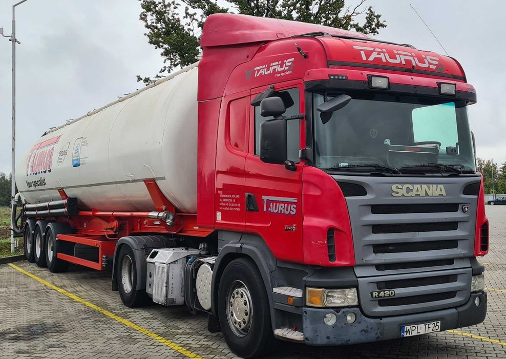 Scania R420, I właściciel, możliwy kompresor do wydmuchu