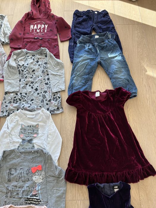 Paczka ubrań dla dziewczynki 92