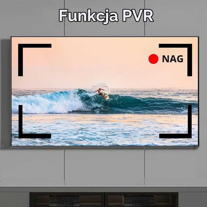 Dekoder Tuner DVB-T2 HEVC H.265 Full HD Owerslyn M3-Stick